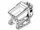Motocarriola cingolata CARGO J 10000 HEDH 4.0 con joystick - Honda GXe630 - Con pala
