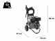 Idropulitrice a scoppio professionale EWD-K 15/310 - 310 bar - Motore Loncin G390F