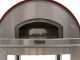 Fontana Mangiafuoco Rosso - Forno a legna da esterno con carrello