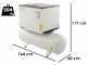 FIAC Light Silver LS 10 270 10 400/50 CE - Compressore trifase a vite silenziato - Motore 10 HP