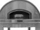 Fontana Mangiafuoco INOX - Forno a legna da esterno con carrello