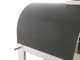Fontana Margherita Antracite - Forno a legna da esterno con carrello