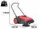 Nilfisk Viper PS480 - Spazzatrice manuale a spinta con cesto di raccolta