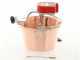 NuovaFac Cuoca Automatica - Paiolo in rame elettrico martellato per polenta base piana 9L - 5W
