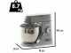 Kenwood Chef XL Pro KPL9000S - Impastatrice planetaria multifunzione