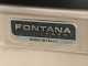 Fontana Margherita Rosso - Forno a legna da esterno con carrello