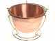 NuovaFac Cuoca Automatica - Paiolo in rame elettrico liscio per polenta base tonda 4L - 5W