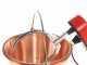 NuovaFac Cuoca Automatica - Paiolo in rame elettrico liscio per polenta base tonda 4L - 5W