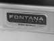Fontana Margherita INOX - Forno a legna da esterno con carrello