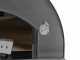 Fontana Margherita INOX - Forno a legna da esterno con carrello