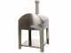 Fontana MARINARA INOX - Forno a gas da esterno con carrello 80x80