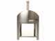 Fontana MARINARA INOX - Forno a gas da esterno con carrello 80x80