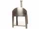 Fontana MARINARA INOX - Forno a gas da esterno con carrello 80x80