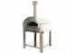 Fontana MARINARA INOX - Forno a gas da esterno con carrello 80x80