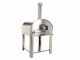 Fontana MARINARA INOX - Forno a gas da esterno con carrello 80x80