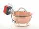 NuovaFac Cuoca Automatica - Paiolo in rame elettrico martellato per polenta base tonda 6L - 24W