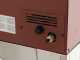 Seven Italy Persefone Rosso - Forno a gas da esterno con carrello