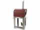 Seven Italy Persefone Rosso - Forno a gas da esterno con carrello