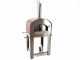 Seven Italy Persefone Rosso - Forno a gas da esterno con carrello