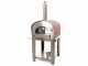 Seven Italy Persefone Rosso - Forno a gas da esterno con carrello