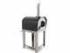 Seven Italy Persefone Antracite - Forno a gas da esterno con carrello