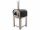 Seven Italy Persefone Antracite - Forno a gas da esterno con carrello