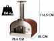 Seven Italy Persefone Rosso - Forno a legna