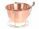 NuovaFac Cuoca Automatica - Paiolo in rame elettrico liscio per polenta base tonda 4L - 24W