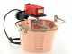 NuovaFac Cuoca Automatica - Paiolo a induzione in rame elettrico martellato per polenta base piana 4L - 5W