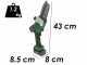 GreenBay TopSaw 5C - Potatore a batteria su asta - 2 batterie da 16,8V - 2Ah