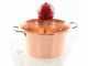 Macom Polentino - Paiolo in rame elettrico martellato per polenta base piana 4W