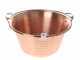 NuovaFac Cuoca Automatica - Paiolo in rame elettrico martellato per polenta base piana 14L - 30W