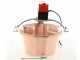 NuovaFac Cuoca Automatica - Paiolo in rame elettrico martellato per polenta base piana 14L - 30W