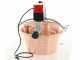 NuovaFac Cuoca Automatica - Paiolo in rame elettrico martellato per polenta base piana 14L - 30W