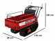 Motocarriola cingolata estensibile Ranger M570 H-E - Motore Honda GX200 - Avviamento elettrico