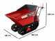 Motocarriola cingolata dumper Ranger M570 HD-E - Motore Honda GX200 - Avviamento elettrico