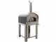 Seven Italy Persefone Antracite - Forno a legna da esterno con carrello