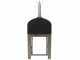 Seven Italy Persefone Antracite - Forno a legna da esterno con carrello