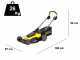 Stanley SFMCMWS251M-QW - Tagliaerba a batteria - 2x18V/4.0Ah - Taglio 50 cm