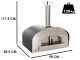 Seven Italy Eros Antracite - Forno a gas