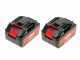 LISAM SG 22 - Elettrosega a batteria 2 x 18V 2Ah - Lama da 25cm