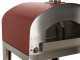Seven Italy Eros Rosso - Forno a gas da esterno con carrello