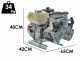 Comet MTP P40/20 SC 4T - Motopompa irrorazione a scoppio - motore Honda GP 160 - versione per acidi e prodotti chimici