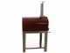 Seven Italy Ade Rosso - Forno a legna da esterno con carrello