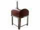 Seven Italy Ade Rosso - Forno a legna da esterno con carrello