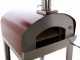 Seven Italy Ade Rosso - Forno a legna da esterno con carrello
