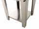 Seven Italy Ade Antracite - Forno a legna da esterno con carrello