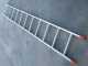 Facal Genia GS350, 11 gradini, 3.51 m - Scala in alluminio semplice singola - Altezza stimata operativa 4.45 m