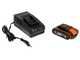 Worx WG908E - Potatore - Tagliasiepi su asta a batteria multifunzione - batteria 20V 2Ah