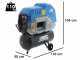 ABAC SPINN D2.2 90W 10 400/50 - Compressore rotativo a vite trifase silenziatoo - Motore 3 HP - 90 lt